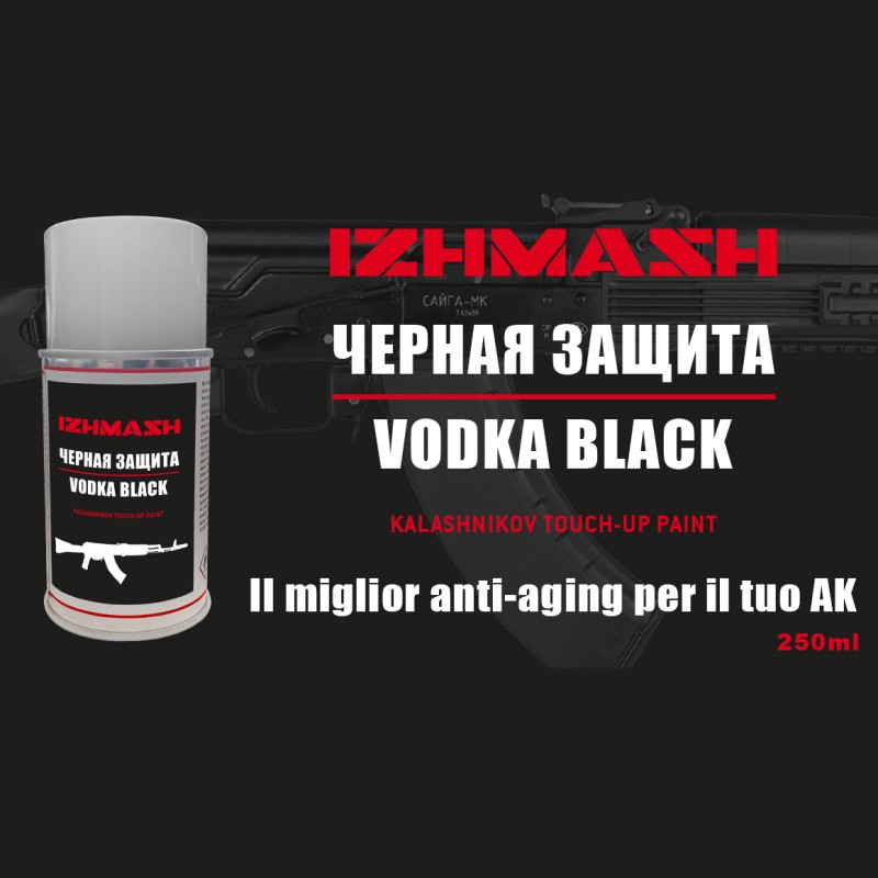 VODKA BLACK SPRAY PAINT FOR AK AND SAIGA