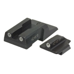 HIVIZ - Tritium front and rear sight for Glock 9mm